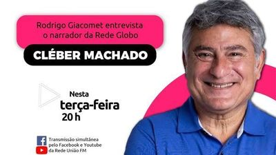 Cléber Machado é o entrevistado do 'Lado B' da União FM nesta noite