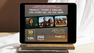 Sindjors e Fabico promovem debate sobre democracia, ditadura e o papel do Jornalismo