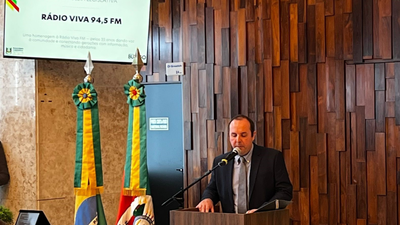 Rádio Viva 94,5 FM é homenageada com Medalha da 56ª Legislatura da Assembleia Legislativa do Estado Rádio Viva 94,5 FM é homenageada com Medalha da 56ª Legislatura da Assembleia Legislativa do Estado