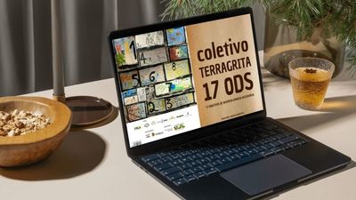 Mostra Coletivo Terragrita - 17 ODS lana livro e vdeo narrativo em Canoas