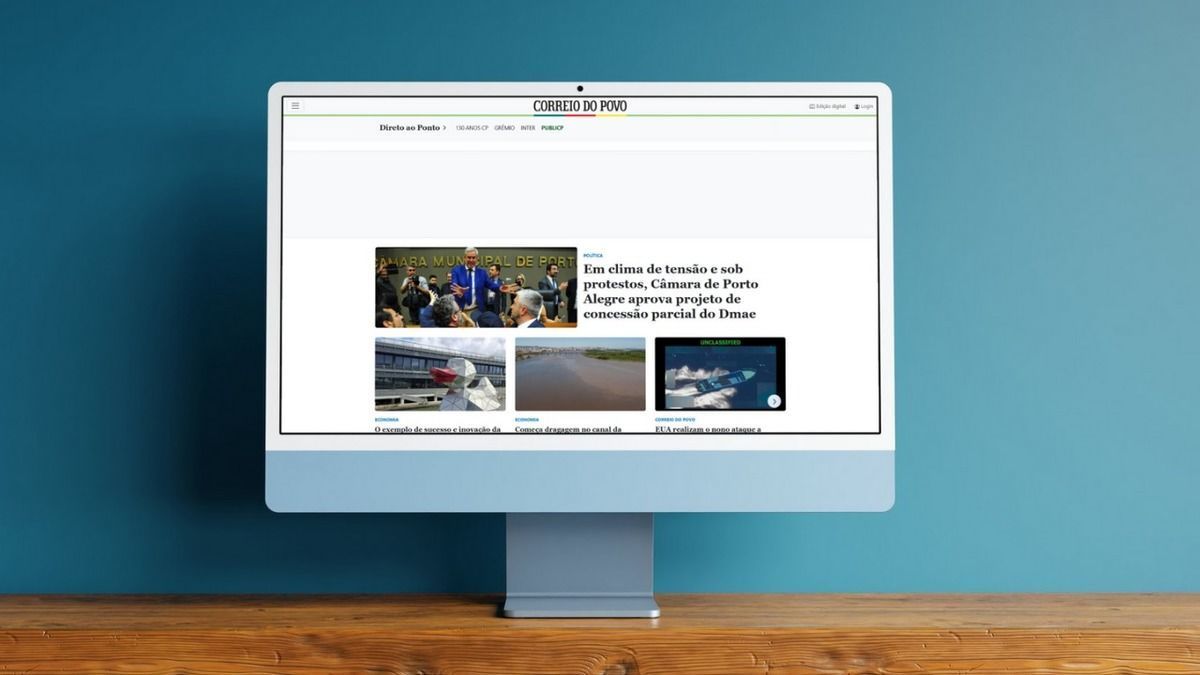 Correio do Povo atualiza site com funcionalidades interativas e novo layout